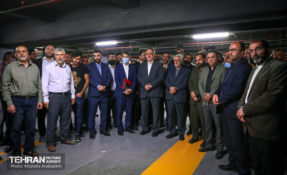 افتتاح بزرگترین پارکینگ طبقاتی تهران + پارکینگ امیرکبیر
