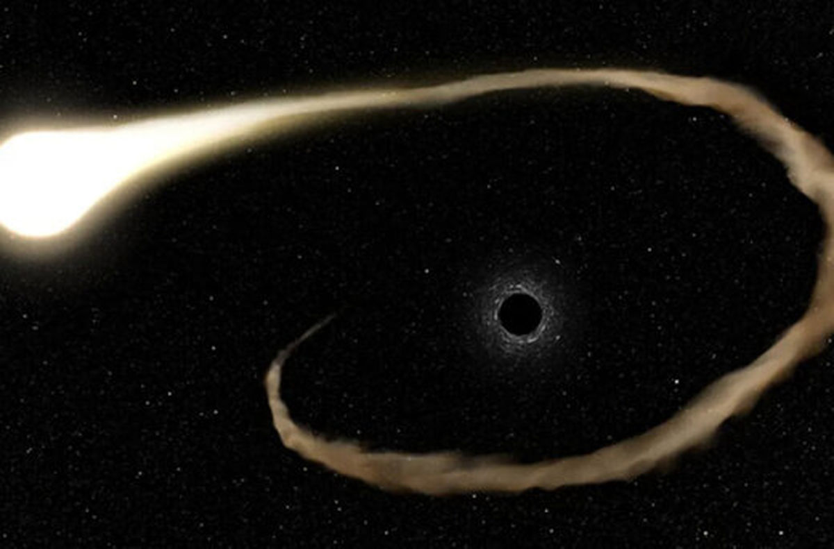 صحنه استثنایی بلعیدن ستاره توسط سیاهچاله را ببینید+عکس