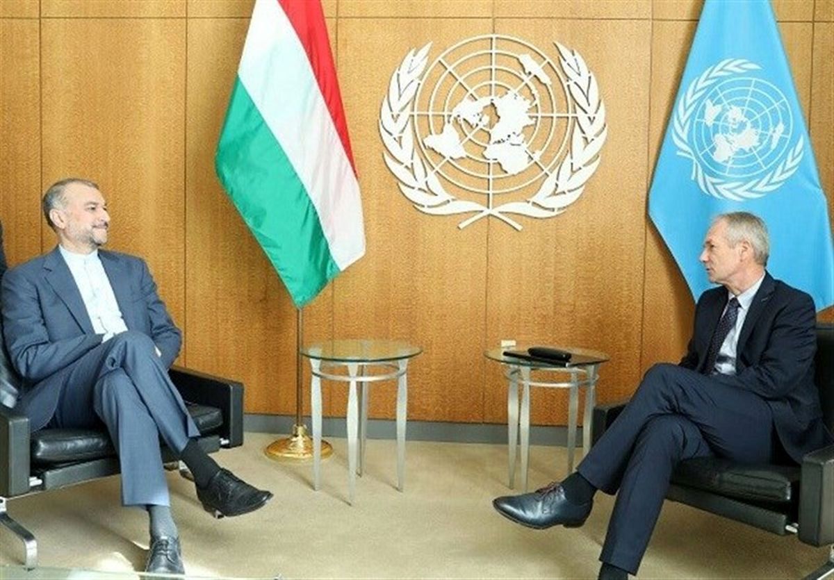 
دیدار وزیر خارجه ایران با رئیس مجمع عمومی سازمان ملل